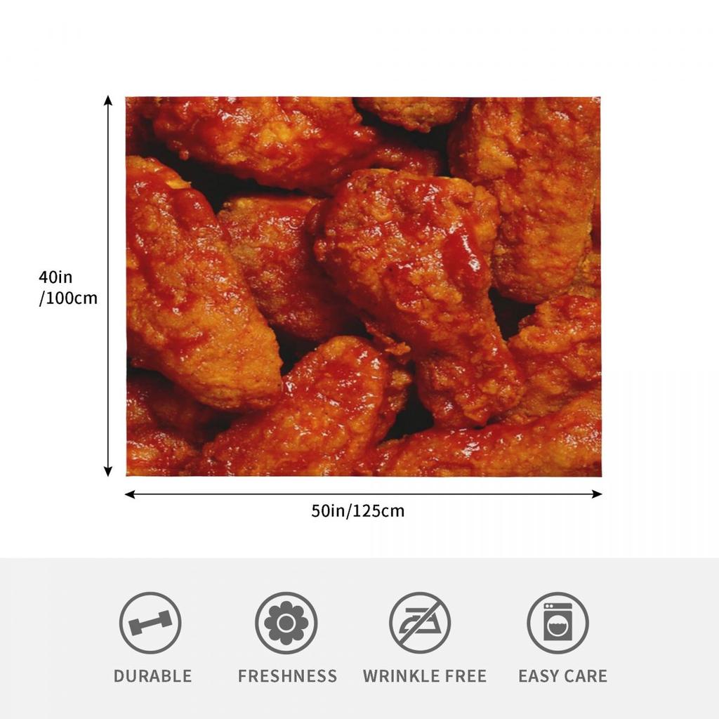 Chicken Wings 9 Throw Blanket Thin Luxury Thicken Beautifuls Warm For Winter Blankets Ands Flannel Fabric Blankets