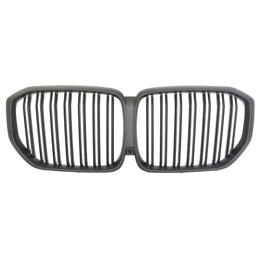 Matte Black Dual-Line Grille for BMW X5 G05 (2019-2023)