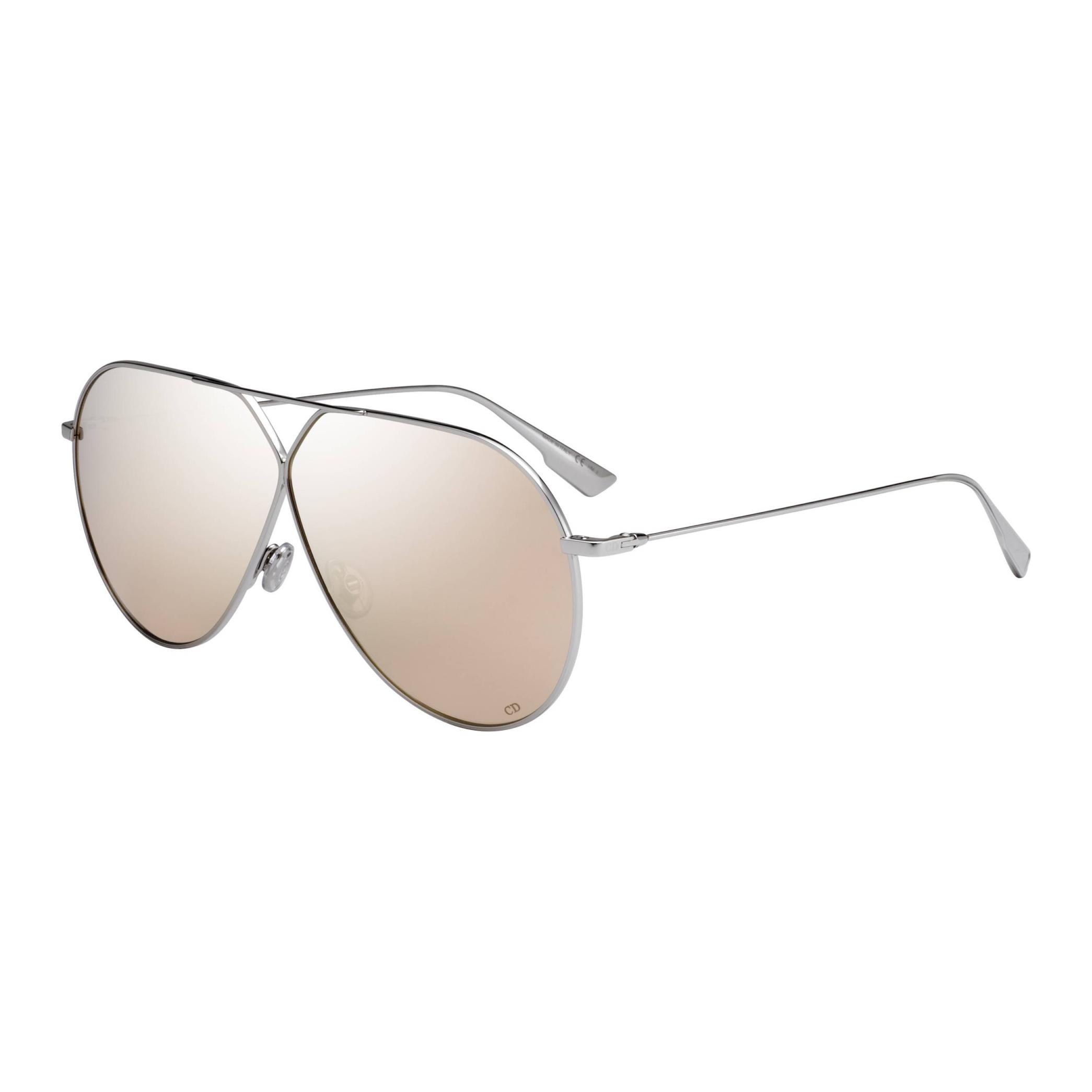 

Dior Logo Design Metal Irregular Shape Sunglasses Women sunglasses Silver STELLAIRE3-010SQ F,Silver