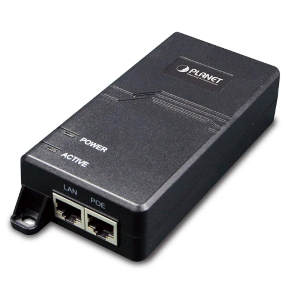 Port Ultra POE Injector PLANET-POE-173_Single 10/100/1000Mbps (60 Watt)