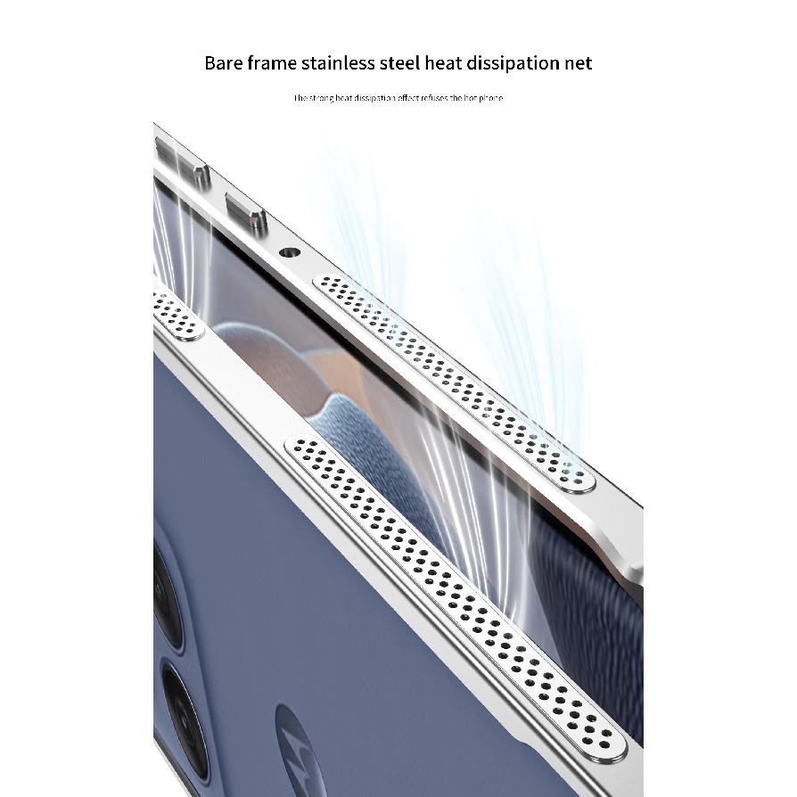 Detachable Metal Protect Ultra-Thin Case For Motorola Edge 70 60 Fusion Metal Frame Shockproof Cover Bumper For MOTO X70 Air