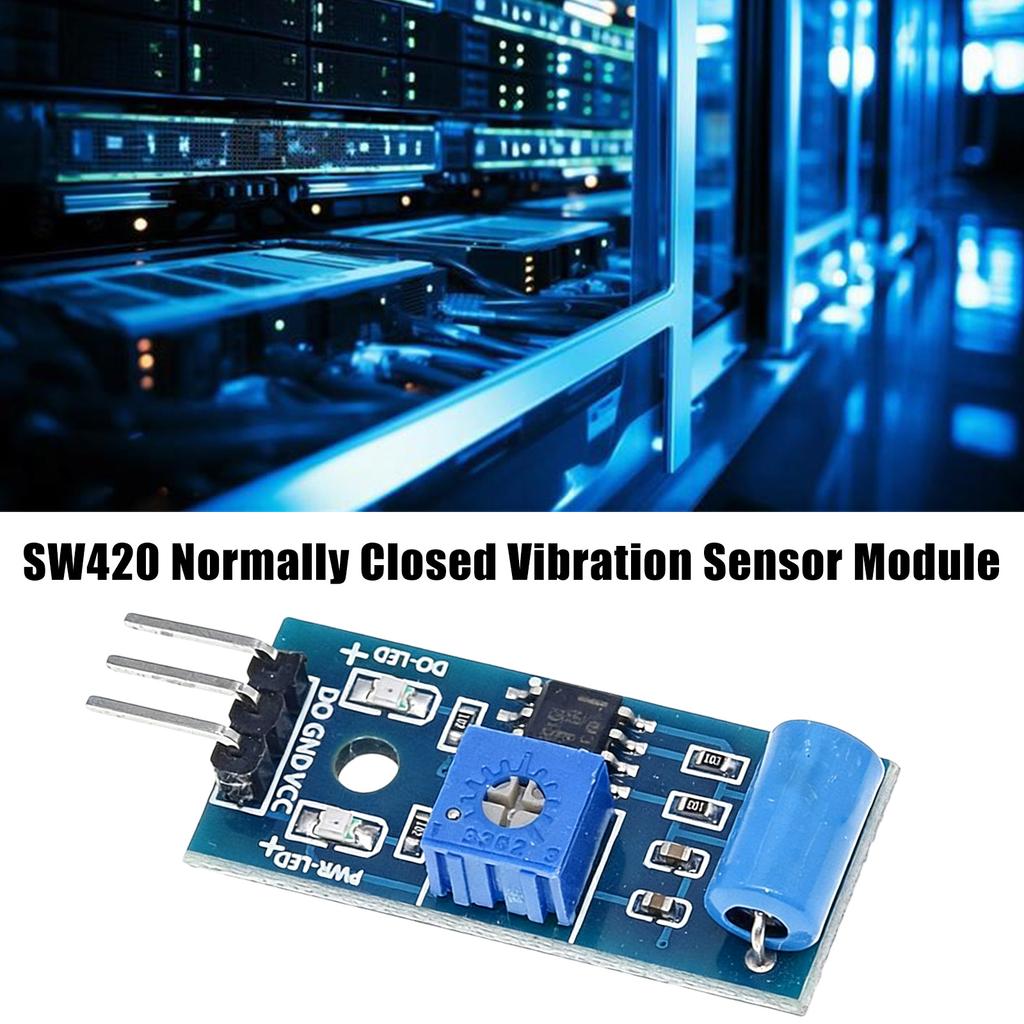 5Pcs Metal SW420 Vibration Switcher Module For Industrial Automation Security Alarm Sensory For Microcontroller Project