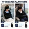 Travel Sleep Kit with Neck, 3D Sleep and Hand Support - Portable Airplane for Flight, Car and Train