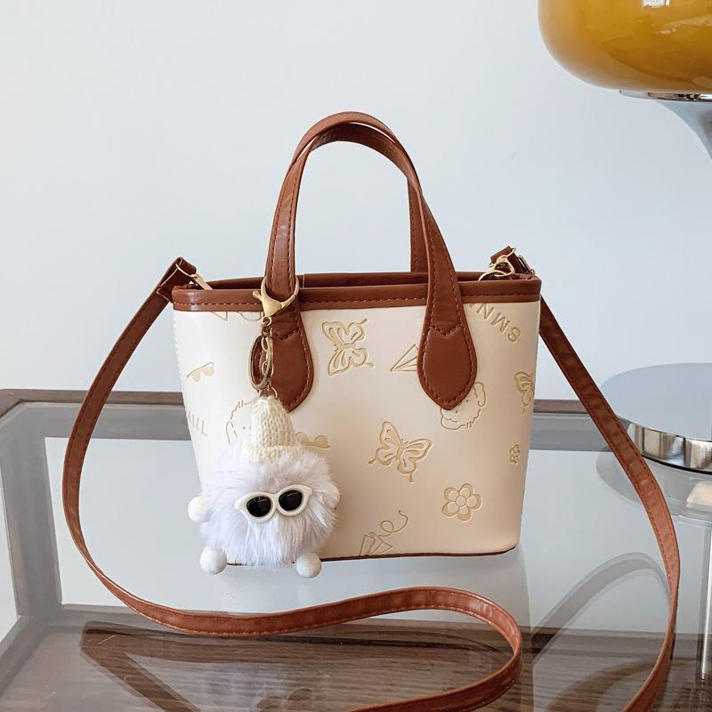 Модная женская сумка через плечо летняя новая с принтом сумка-ведро милая повседневная тренд универсальная диагональная сумка no accessories