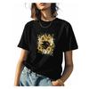 Spring Sunflower Womens Tshirt Graphic Tees Cotton Crew Neck T-Shirts Casual Short Sleeve Shirts for Women Teen Girl