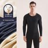 Men's 10A Antibacterial Wool-Silk Blend Thick Thermal Underwear Set
