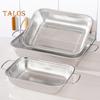 Drain Basket Pasta Strainer with Handle Large Capacity Rust-Resistant Dishwasher Safe Rice Noodle Filter Kitchen Colander