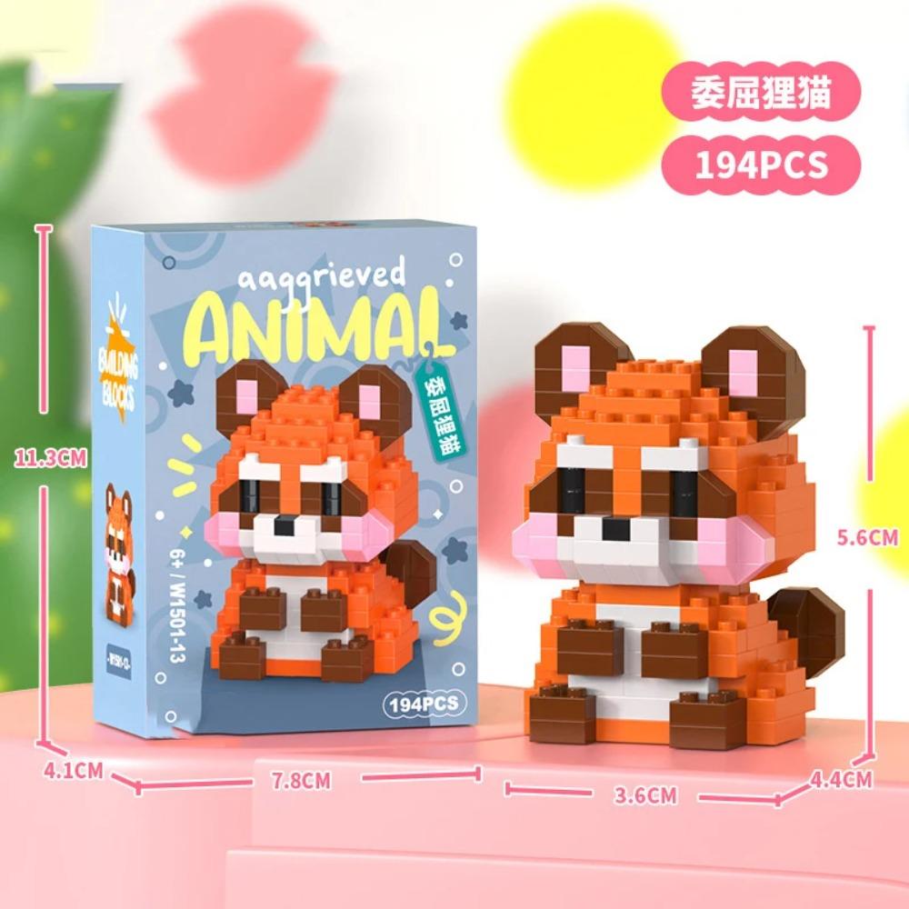 Adults Animals Micro Particle Building Blocks Toy for Children 6 to 12 Years Old Boy Birthday Gift Dog Cat Mini Bricks Girl Toys