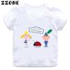 Ben und Holly Königreich Cartoon Kinder Lustige T-Shirts Niedliche Mädchen Kleidung Baby Jungen T-Shirt Sommer Kurzarm Kinder Oberteile,ooo5038