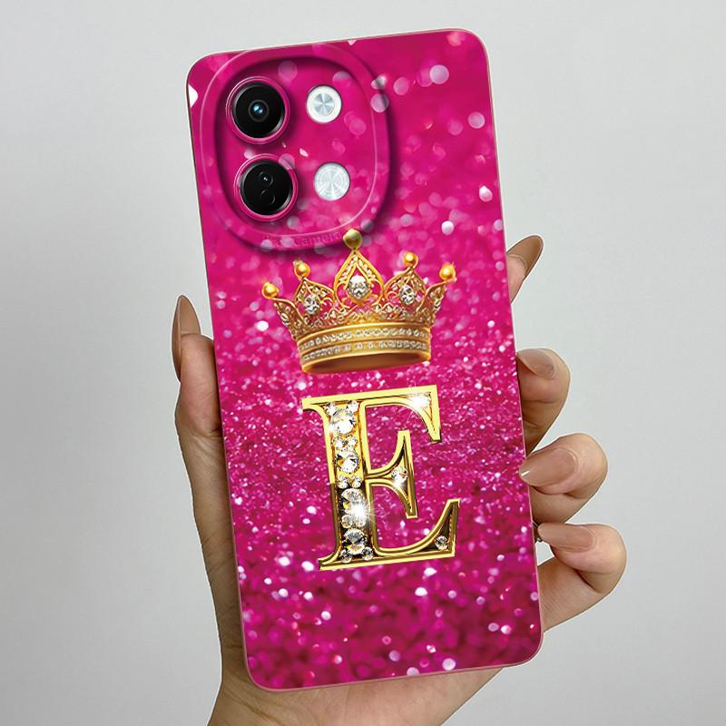For Tecno Spark 30 5G Case KL8 Phone Cover Crown Letter Soft Silicone Funda for Techno Spark 30 5G Back Shell Spark30 5G Bumper