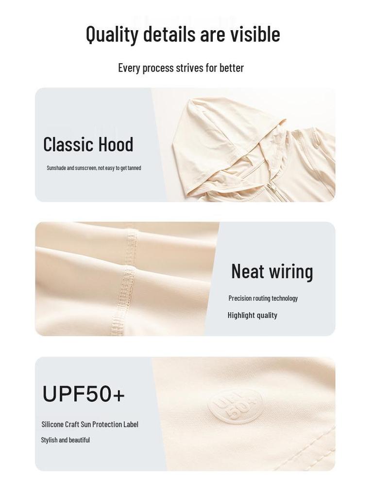 Women's Summer Slimming Outdoor Yoga Sunscreen Jacket - Breathable 2025 Ice Silk UV Protection Coat
