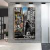Canvas Schilderij Banksy Street Art Landschap van Londen City Poster Print Graffiti Muurfoto Voor Thuis Bar Kamer Decoratie