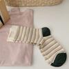 Ladies Spring and Autumn New Classic Color Matching Stripes Boneless Tube Socks