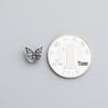 S925 Sterling Silver Butterfly Spacer Beads for DIY Necklace and Bracelet Crafting