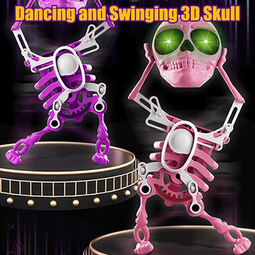 Mit Musik Tanzendes Skelett Leuchtend Aufziehskelette Geschenke Schreibtisch Federwerk Spielzeug