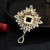 Senior Brooches Flower Leaf Brooch Pins for Women Suit Pendant  Fashion Brooches Jewelry