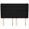 VidaXL Headboard with Ears Black 147x23x118-128 Cm Fabric3118390