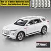 1/24 Hong Qi E-HS9 Pure Electric Large SUV Alloy Metal Diecast Model Home Display Decoration Ornaments Sound and Light Birthday