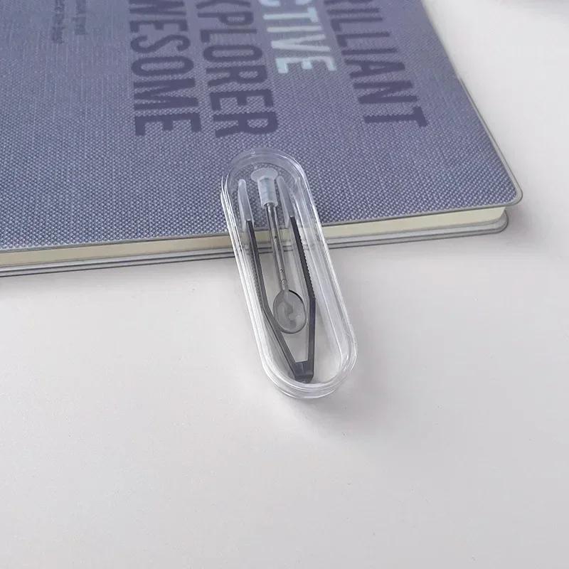 Contact Lens Tweezers Wear Tools Transparent Large Long Clamp Rod Set