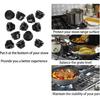 SMEV 50708 RV Cooktop Grate Grommets for Dometic Stove Top Parts Grate Rubber Grommets Replacemet RV Stove Parts top rubber bumpers Dometic Stove