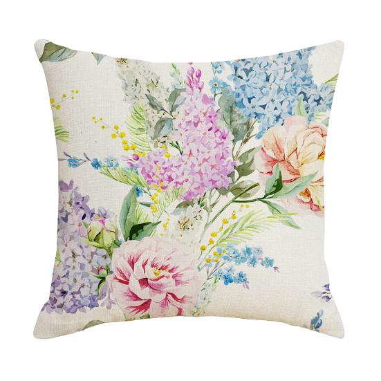 Federa Cuscino con Stampa Floreale, Copricuscino Traspirante per Tutte le Stagioni, Federa Cuscino con Design Botanico Nordico Tropicale, Morbida Custodia Decorativa per Cuscino per Divano Letto Sedia