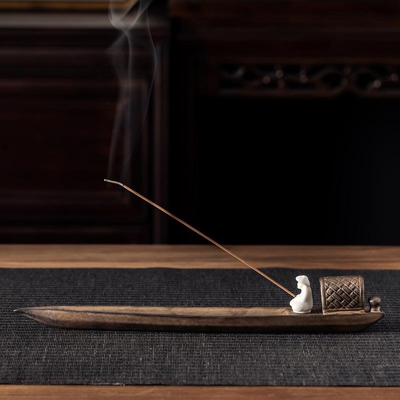Ceramic Aromatherapy Stove Chinese style Incense Insertion Household Indoor Incense Seat Agaric Sandalwood Line Incense Stove