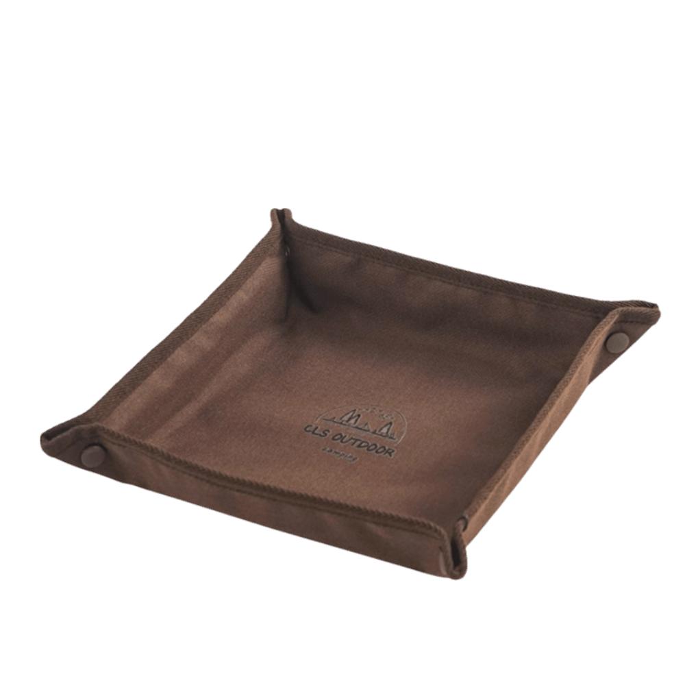 Compact Design Portable Storage Box Portable Folding Folding Storage Tray  Camping Use L