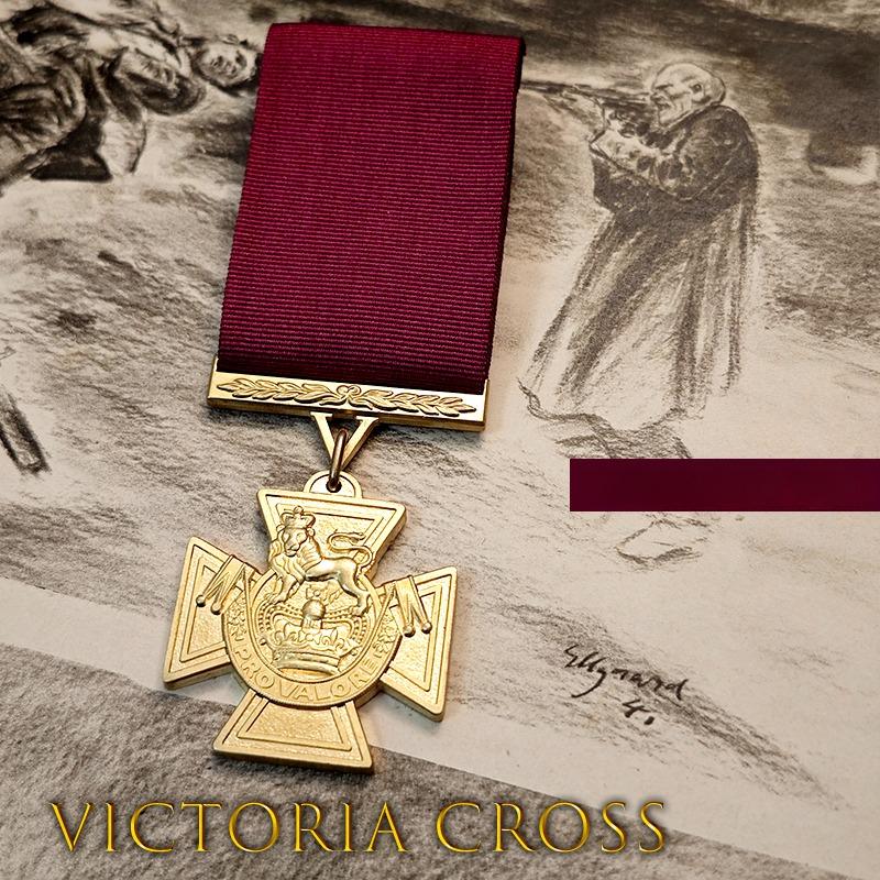 

2024-32 Британская памятная медаль «Военный лев» Медаль Виктории VC