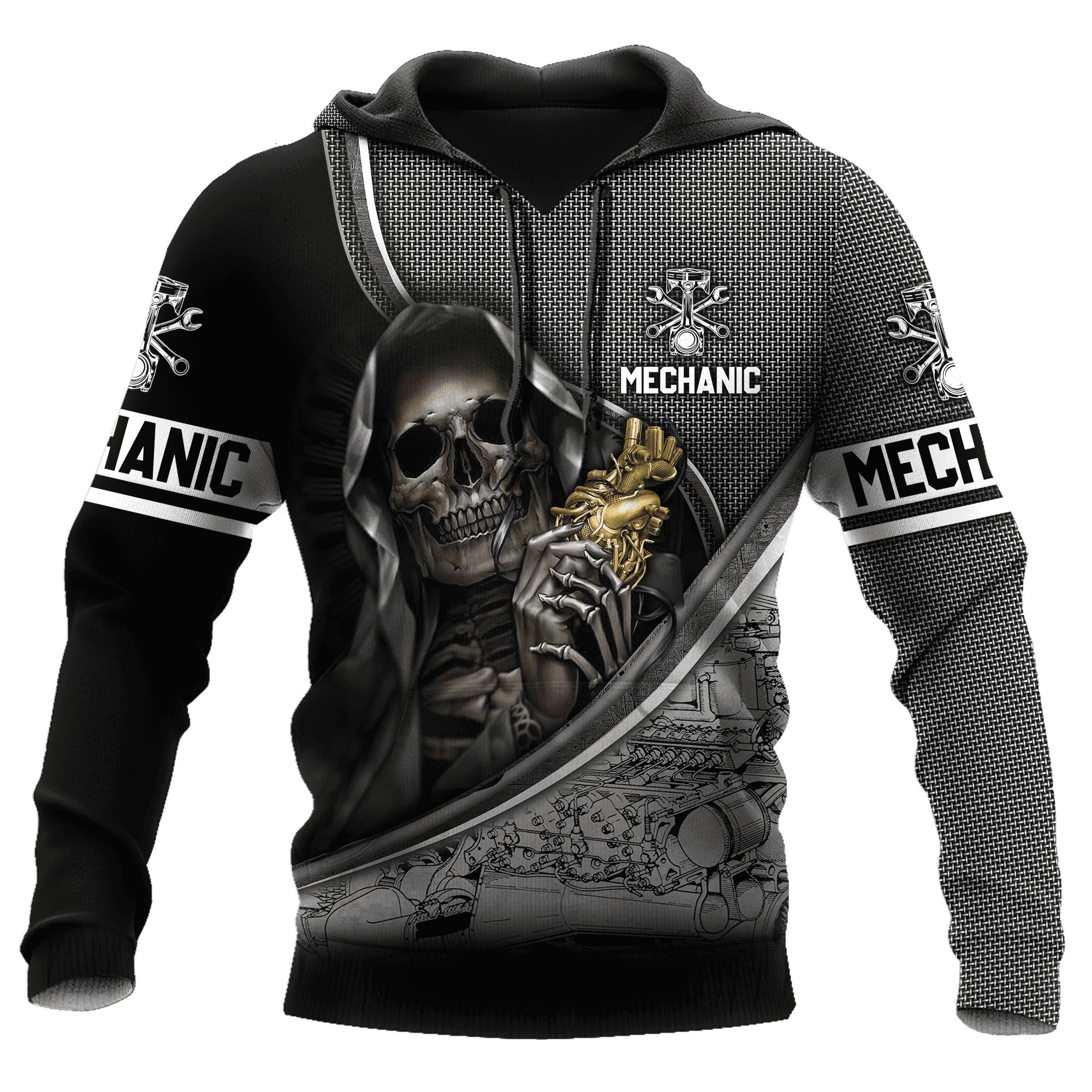 

Толстовка с капюшоном «Механик», персонализированная мужская толстовка с капюшоном, осенняя одежда Y2k для мужчин, повседневный пуловер большого размера, топы, мужская уличная одежда 2XL