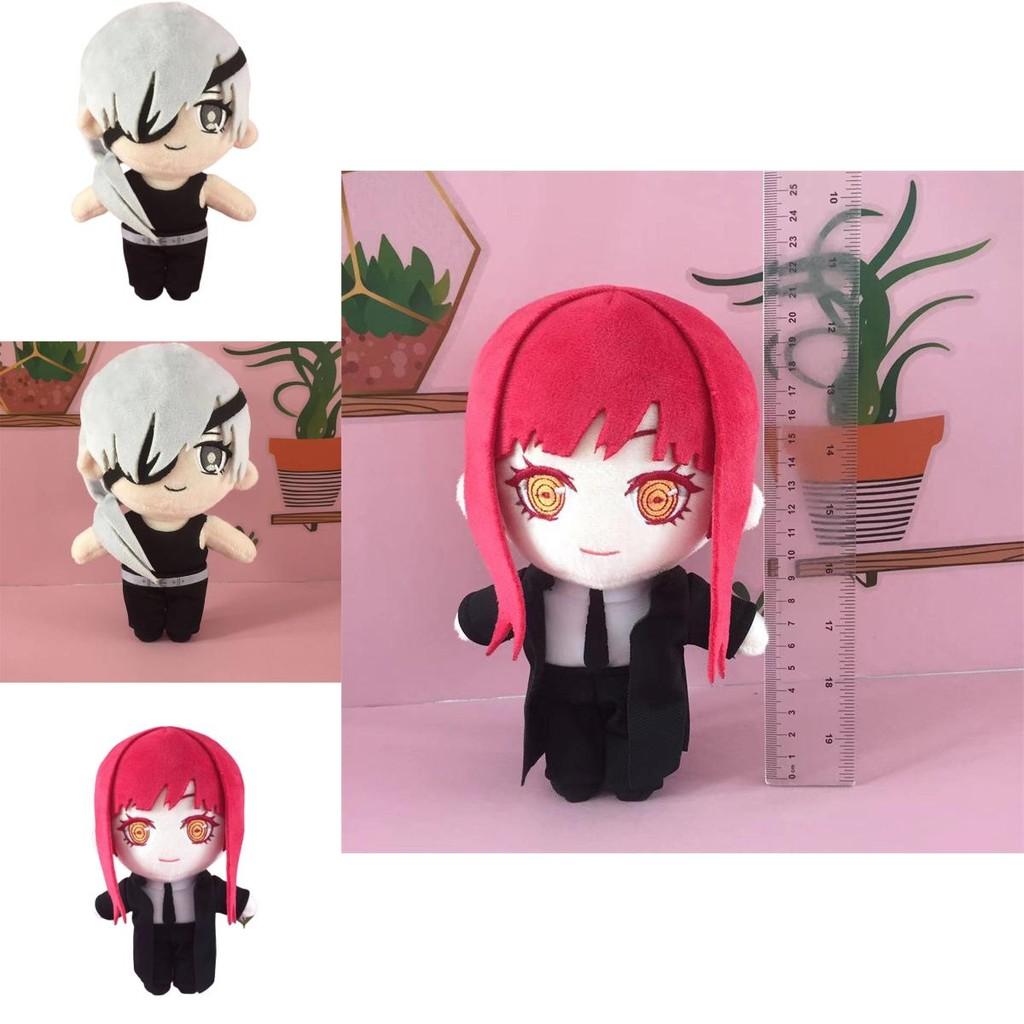 Male And Female Makima Plush Doll From Animation Chainsaw Man Series