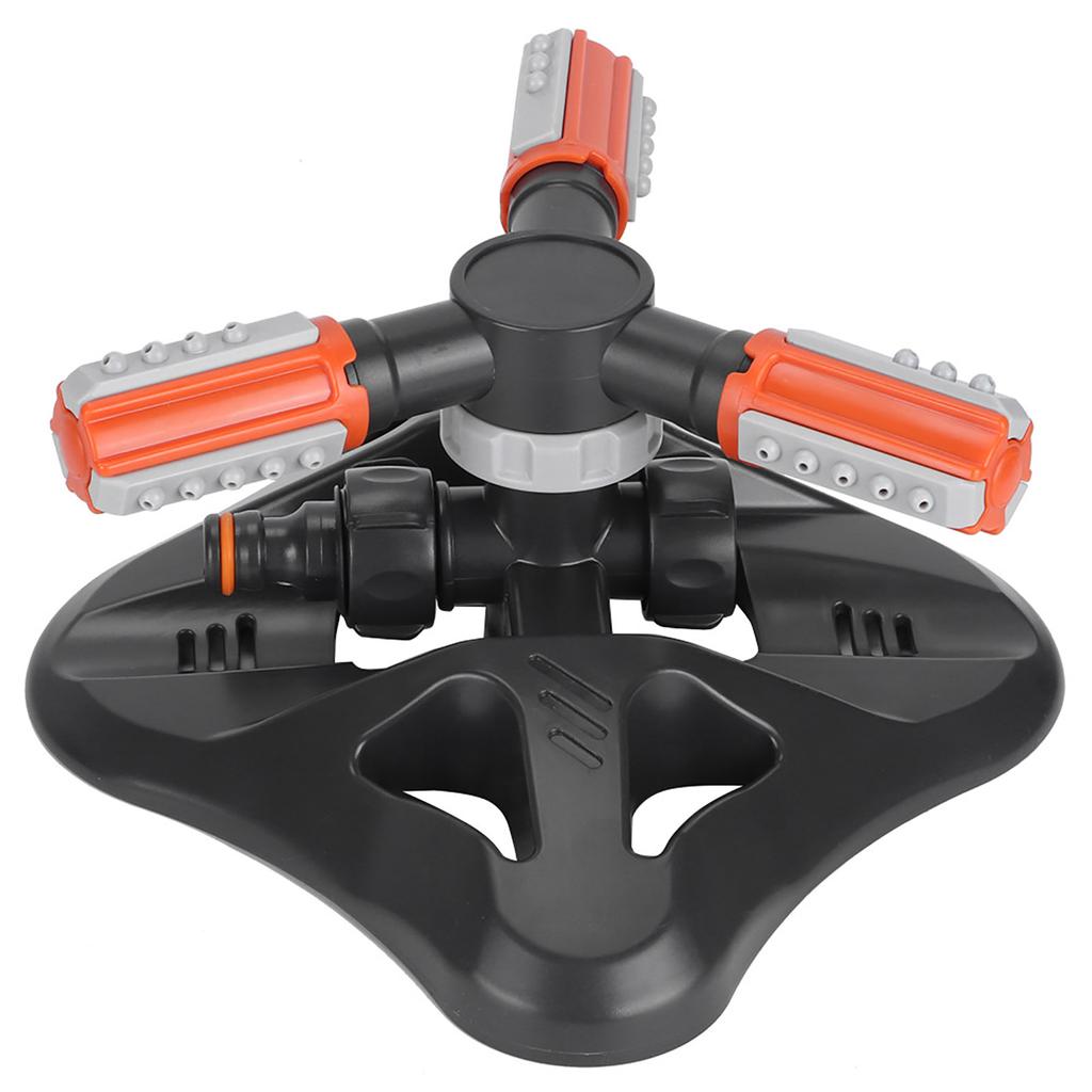 Automatic 360 Degree Rotating Irrigation 3 Arm Sprinkler System for Garden Yard Lawn Watering Tool