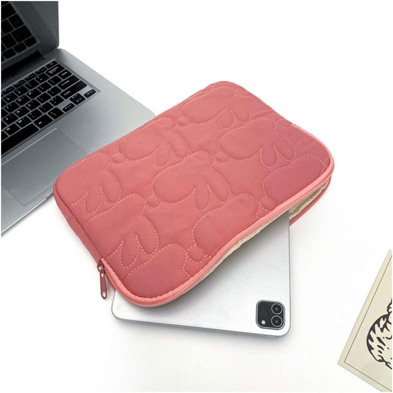 Embroidery Rabbit Pattern Cute Shockproof Laptop Sleeve Case Bag 11 13 Inch For Macbook For Samsung Laptop And Tablet Pouch