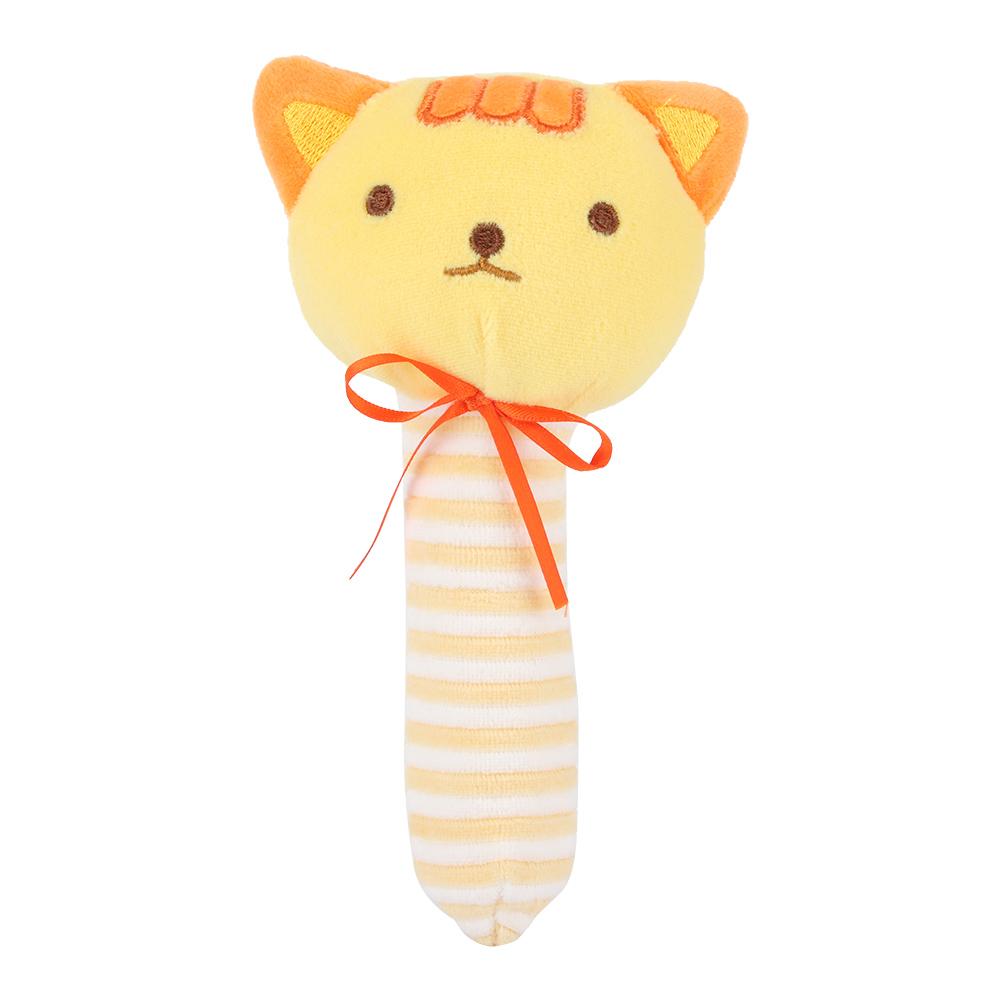 Cute Animal Baby Hand   Rattle Stick Infant Newborn Children Funny Plush Toys