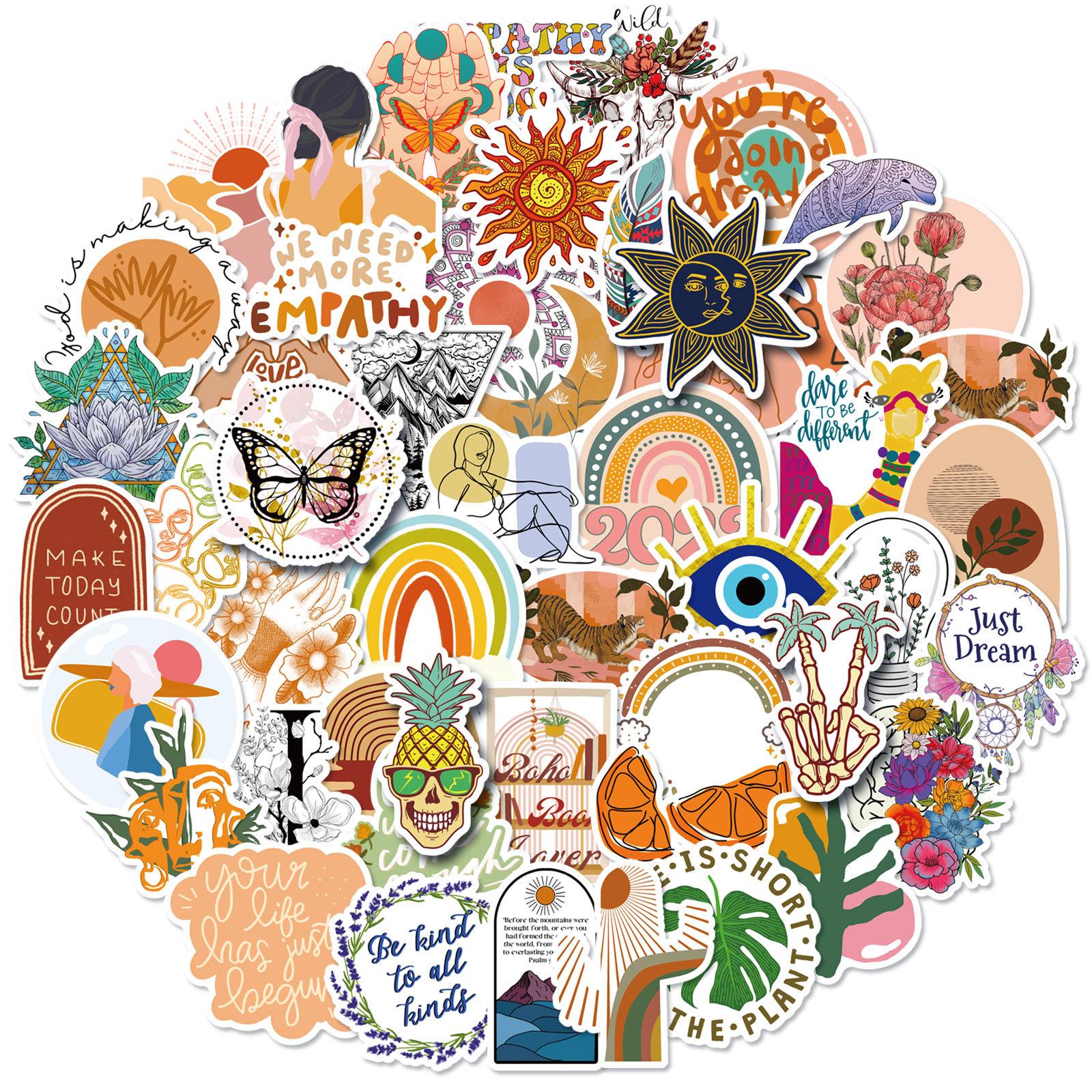 

50 шт. новые наклейки, милые наклейки для детей, наклейки на чашки, наклейки для ноутбуков, подарок для детей