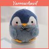 Adorable Soft Cuddly Penguin Plush Keychain Accessory For Bags And Keys
