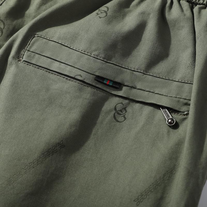 Cotton Sports Shorts Men's Loose Straight Leg Shorts Summer Thin Casual Pants