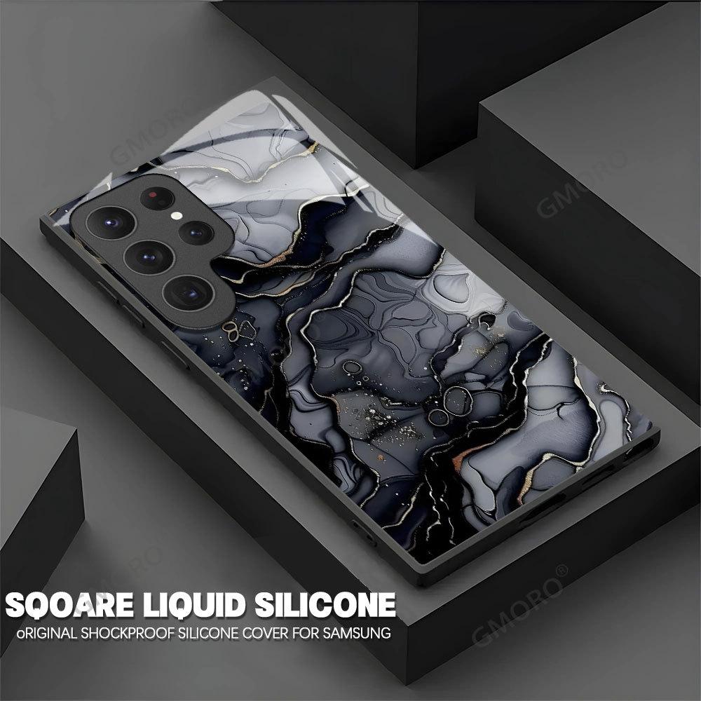 The source factory produces marble pattern Samsung S25ULTRA high-end male Galaxy S22plus mobile phone case. Samsung a35