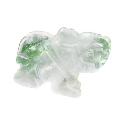 Cristais Curativos Pedras Preciosas Esculpidos à Mão Estátua de Elefante Figuras Colecionáveis