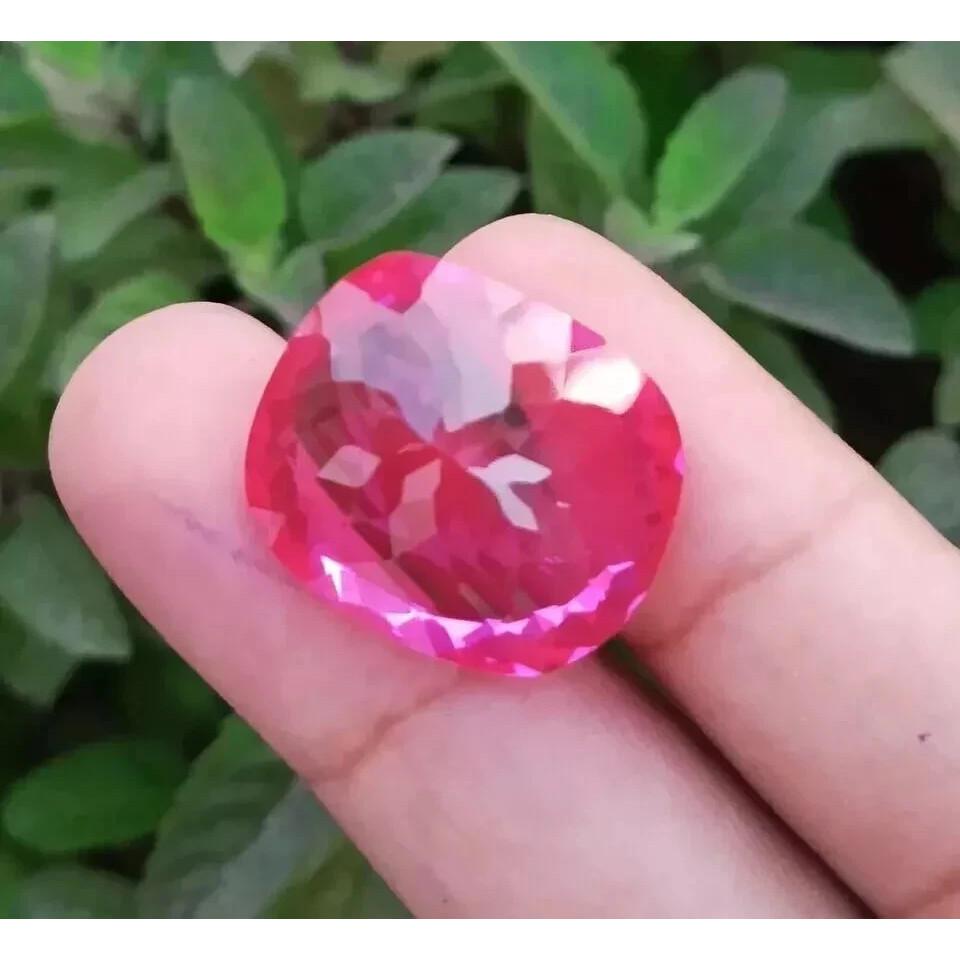 Natural Amazing Pink Mogok Ruby 27-29 Ct Cushion Cut Fabulous Gemstone