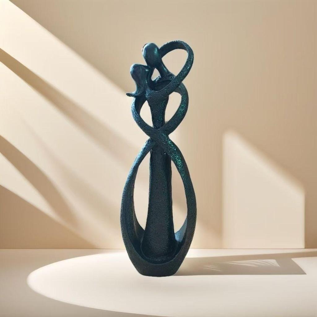 Modern Resin Abstract Figures: Creative Home Décor Ornaments for Living Room
