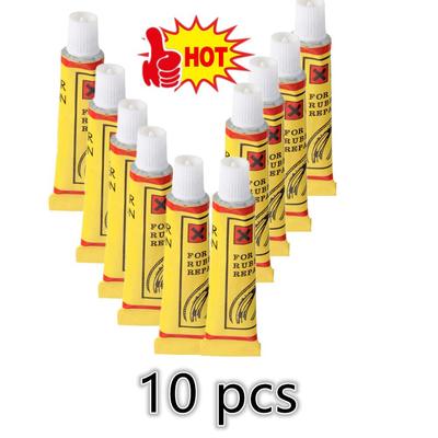 10PcsTire Repair Glue Bicycle Automobile Motorcycle Tire Tyre Repairing Glue Inner Tube Puncture Repair Glue Strong Tyre Repair