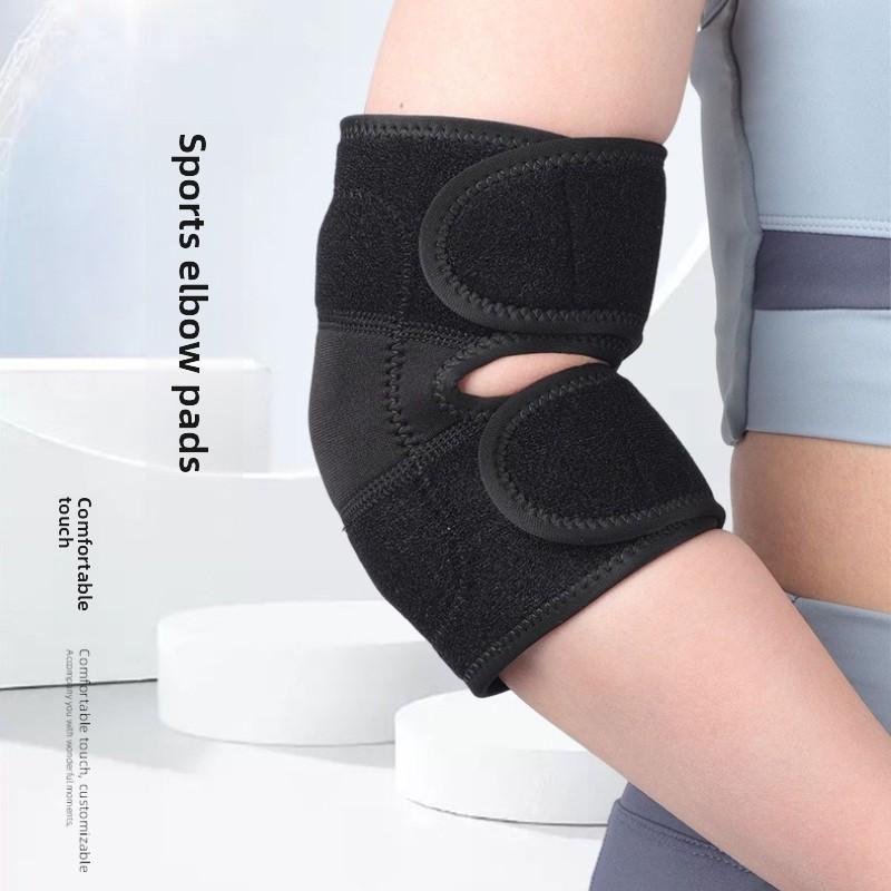 Breathable Sports Elbow Support Sleeve – Non-Slip Compression Wrap with Shock Absorption for Basketball/Tennis/Workouts