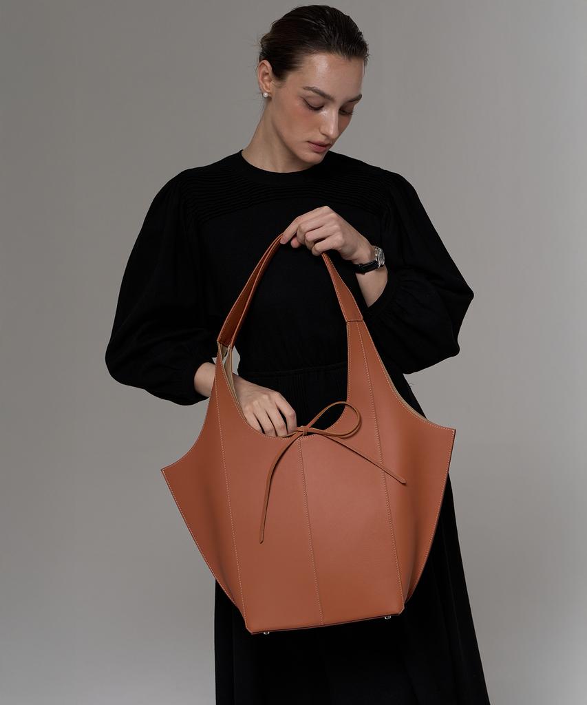Zema Élever Le Quotidien Onnete Tote Bag L - Camel Tan (Onnete Tote Bag L)