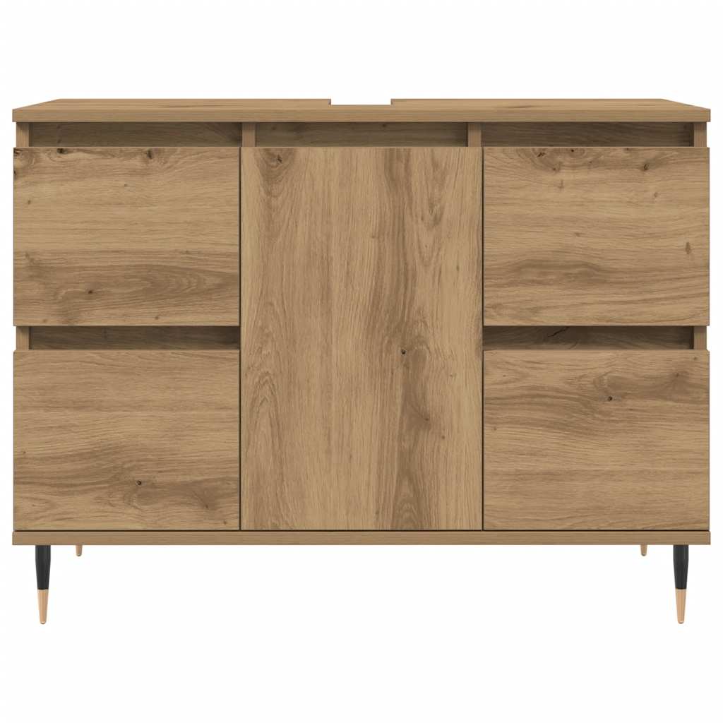 Bathroom Cabinet Artisan Oak 80x33x60 cm Particleboard