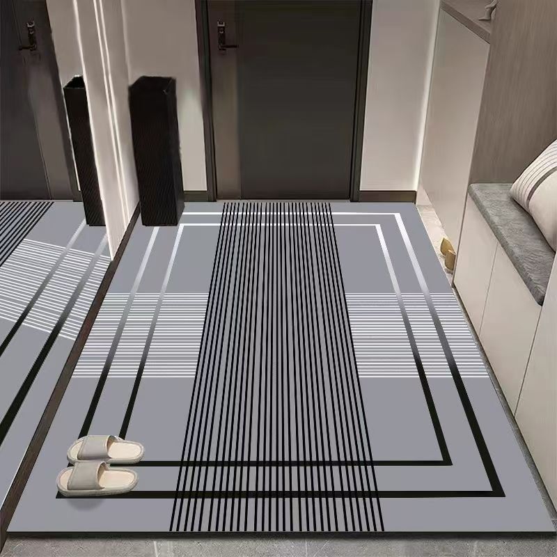 

Новый диатомитовый коврик Современный и простой стиль Легкий в уходе дома Высокоабсорбирующий и грязеотталкивающий Домашний декор Коврик для прихожей Кухонный коврик 20X30CM random color