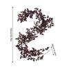 180cm Simulated Maple Leaf Plant Leaf Vine Halloween Autumn Ornament Thanksgiving Decoration Home Wall Hanging Vase Arrangement