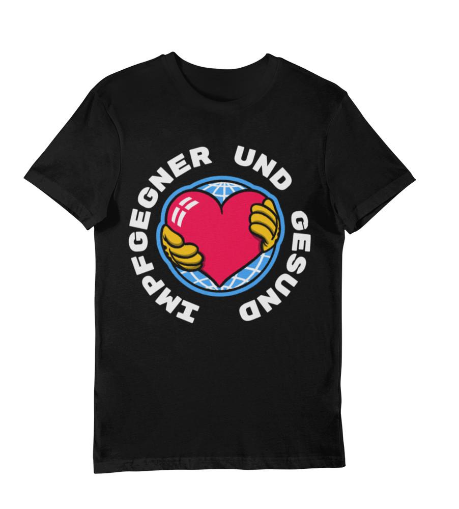 Unvaccinated Healthy Anti Vaccine Sayings Anti Lockdown Against Corona Mens T-Shirt