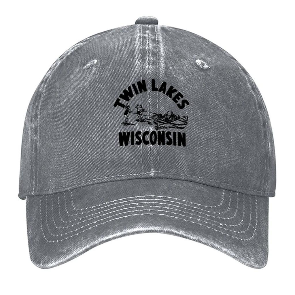 Twin Lakes Baseballkappe Luxus Herrenhut Schwarz UV-Schutz Sonnenhut Anglerhut Herren Damen