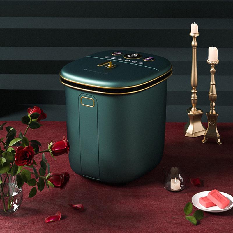 

Gift for Elders: KASJ Heated Foot Bath with Massage and Constant Temperature for Home Use 10 Liters and Above