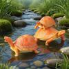 Oenux Sea Life Animals Model Leatherback Tortoise Turtle Growth Cycle Ocean Figurines Action Figures PVC Collection Kid Toy Gift
